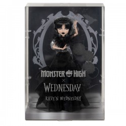 Monster High RAVE 'N' DRESS Wednesday (HXJ03) (1ct) RRP £59.99 - MAXIMUM 1 PER CUSTOMER 