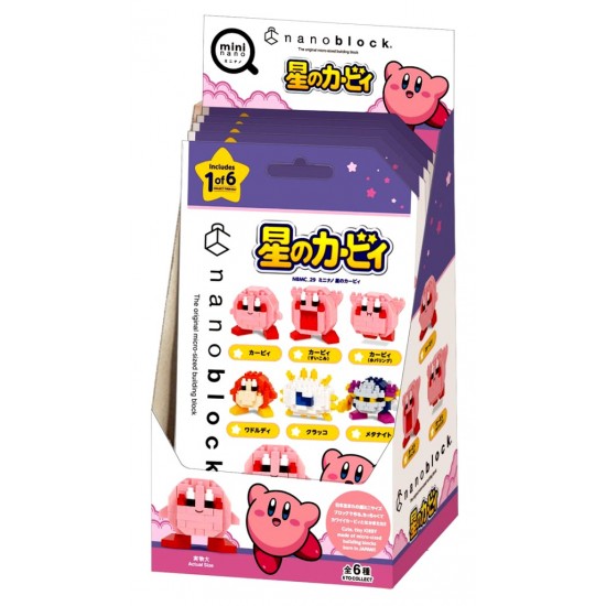 Nanoblock Mininano Kirby Blind Bag Assortment in CDU (6ct) RRP £4.99