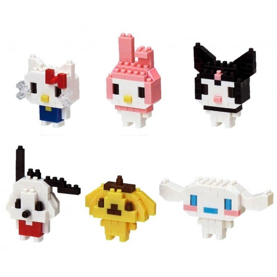 Nanoblock Mininano Sanrio Blind Bag Assortment in CDU (6ct) RRP £4.99