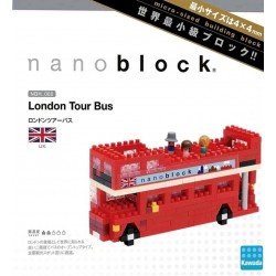 Nanoblock 'Sights To See' Series - London Open Top Tour Bus RRP £19.99