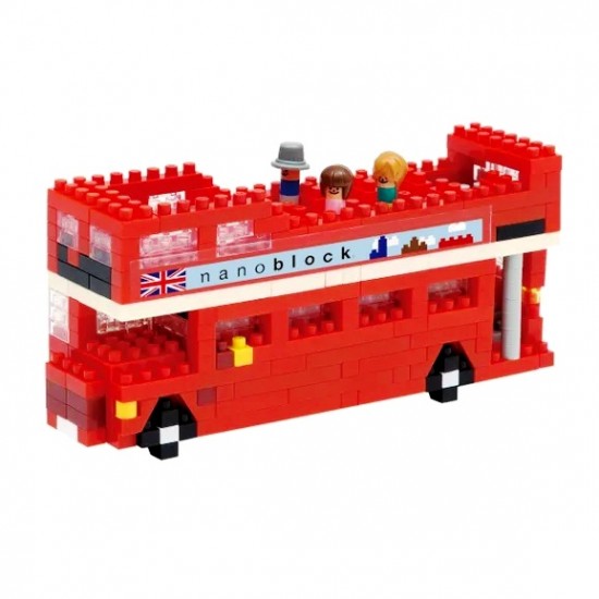Nanoblock 'Sights To See' Series - London Open Top Tour Bus RRP £19.99