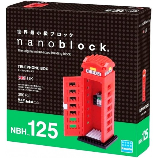 Nanoblock 'Sights To See' Series - London Telephone Box RRP £19.99