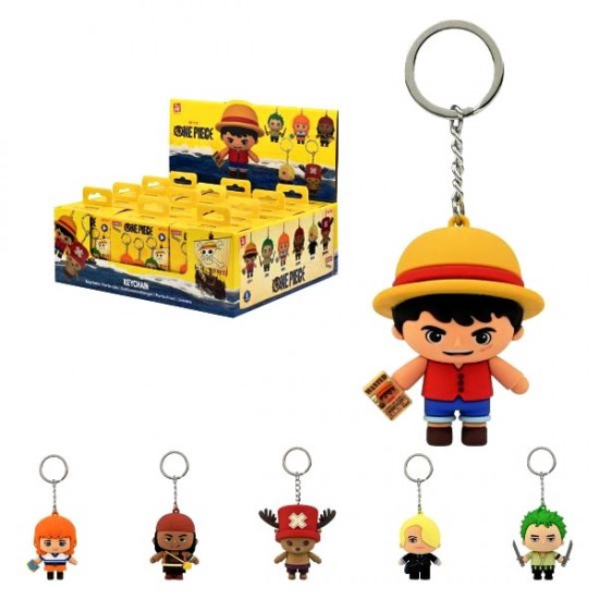 One Piece Pocket Hero 3D Keychains (12ct) RRP £6.99 One Piece Pocket Hero 3D Keychains (12ct) RRP £6.99