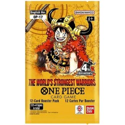 One Piece (OP17) The World's Strongest Warriors Boosters (24ct) RRP £4.99 - RELEASE DATE: AUGUST 28, 2026 (SOLD OUT TO PRE-ORDER)