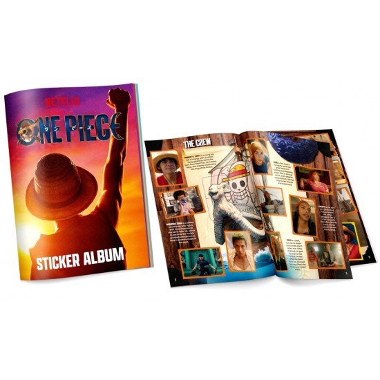 One Piece (Netflix Series) Official Sticker Collection Album RRP £3.99