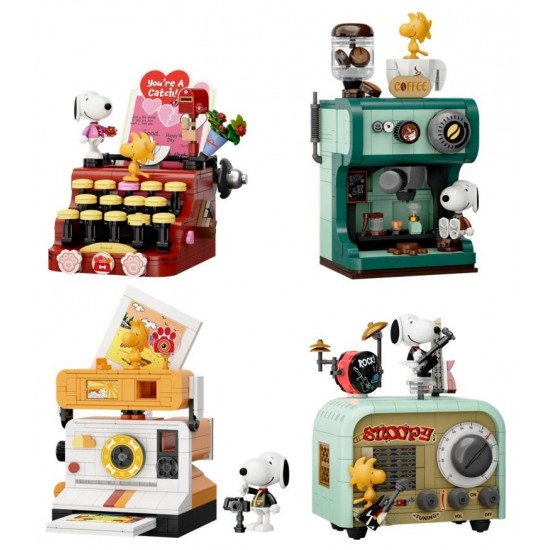 Pantasy Snoopy Retro Series Building Block Assortment (12ct) RRP £20.99