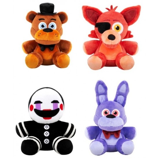 Five Nights at Freddy's 8-inch Core Plush Assortment (6ct) RRP £12.99 Five Nights at Freddy's 8-inch Core Plush Assortment (6ct) RRP £12.99