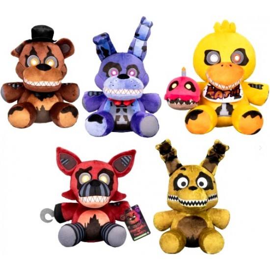 Five Nights at Freddy's 8-inch Core Plush Assortment (6ct) RRP £12.99 Five Nights at Freddy's 8-inch Core Plush Assortment (6ct) RRP £12.99