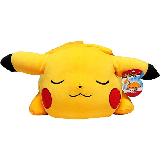 Pokemon 18" Sleeping Pikachu Plush (2ct) RRP £34.99
