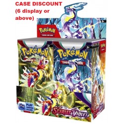 Pokemon Scarlet & Violet Boosters (36ct) RRP £4.29 - CASE DISCOUNT (6 DISPLAYS OR ABOVE)