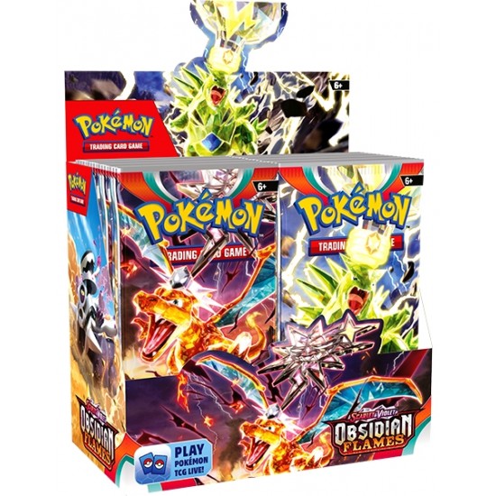 Pokemon Scarlet & Violet 3: Obsidian Flames Boosters (36ct) RRP £4.29