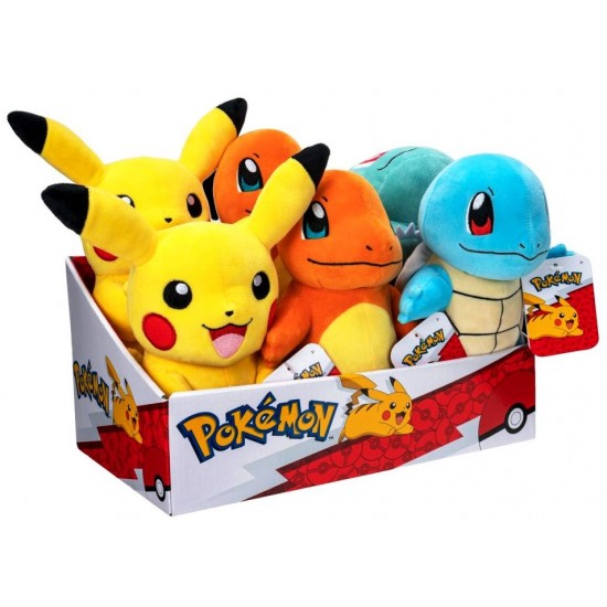 Pokemon 8" Assortment Plush - Kanto First Partners (6ct) RRP £13.99