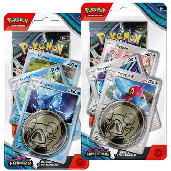 Pokemon Scarlet & Violet 6: Twilight Masquerade Premium Checklane Blister (12ct) RRP £6.99 - SHIPPING FROM MAY 22, 2024