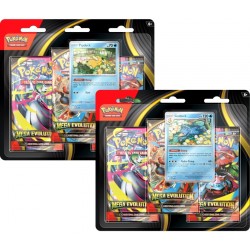 Pokemon Mega Evolution 3-pack Blister (12ct) RRP £13.99 - RELEASE DATE: SEPTEMBER 26, 2025