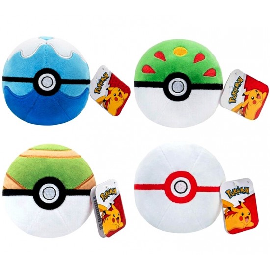 Pokemon 5" Poke Ball Plush Assortment (6ct) RRP £7.99