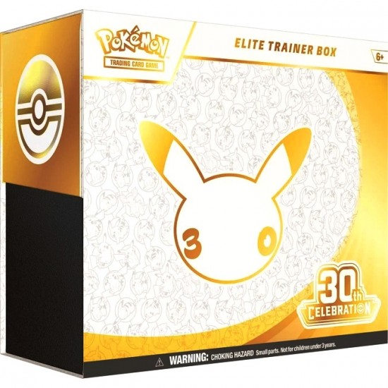 Pokemon 30th Celebration Elite Trainer Box RRP £49.99 - RELEASE DATE: SEPTEMBER 16, 2026 (UNAVAILABLE TO PRE-ORDER & SUBJECT TO PURCHASING CONDITIONS) Pokemon 30th Celebration Elite Trainer Box RRP £49.99 - RELEASE DATE: SEPTEMBER 16, 2026 (UNAVAILABLE TO PRE-ORDER & SUBJECT TO PURCHASING CONDITIONS)