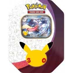 Pokemon 30th Celebration Greninja ex Tin (6ct) RRP £21.99 - RELEASE DATE: SEPTEMBER 16, 2026 (UNAVAILABLE TO PRE-ORDER & SUBJECT TO PURCHASING CONDITIONS)