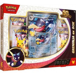 Pokemon 30th Celebration Greninja ex Box RRP £21.99 - RELEASE DATE: SEPTEMBER 16, 2026 (UNAVAILABLE TO PRE-ORDER & SUBJECT TO PURCHASING CONDITIONS)