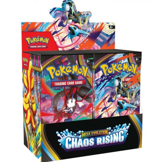Pokemon Chaos Rising Boosters (36ct) RRP £4.29 - RELEASE DATE: MAY 22, 2026 (UNAVAILABLE TO PRE-ORDER AND SUBJECT TO PURCHASING CONDITIONS)