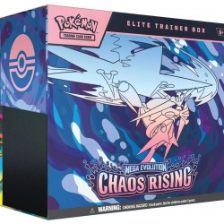 Pokemon Chaos Rising Elite Trainer Box RRP £49.99 - RELEASE DATE: MAY 22, 2026 (UNAVAILABLE TO PRE-ORDER AND SUBJECT TO PURCHASING CONDITIONS)