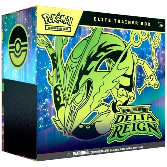 Pokemon Mega Evolution 6: Delta Reign Elite Trainer Box RRP £49.99 - RELEASE DATE: NOVEMBER 6, 2026 (UNAVAILABLE TO PRE-ORDER AND SUBJECT TO PURCHASING CONDITIONS)