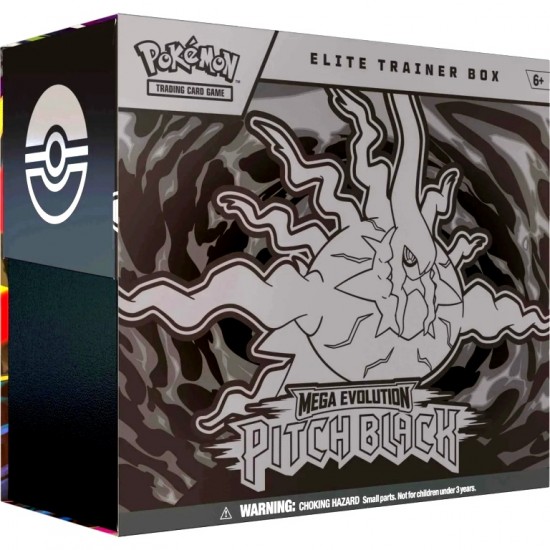 Pokemon Mega Evolution 5: Pitch Black Elite Trainer Box RRP £49.99 - RELEASE DATE: JULY 11, 2026 (UNAVAILABLE TO PRE-ORDER AND SUBJECT TO PURCHASING CONDITIONS) Pokemon Mega Evolution 5: Pitch Black Elite Trainer Box RRP £49.99 - RELEASE DATE: JULY 11, 2026 (UNAVAILABLE TO PRE-ORDER AND SUBJECT TO PURCHASING CONDITIONS)