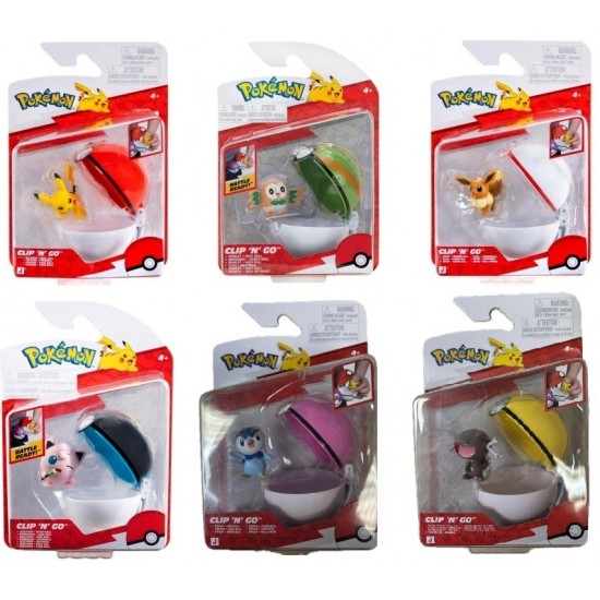 Pokemon (57AO) Clip n Go Poke Ball Assortment (6ct) RRP £9.99 Pokemon (57AO) Clip n Go Poke Ball Assortment (6ct) RRP £9.99