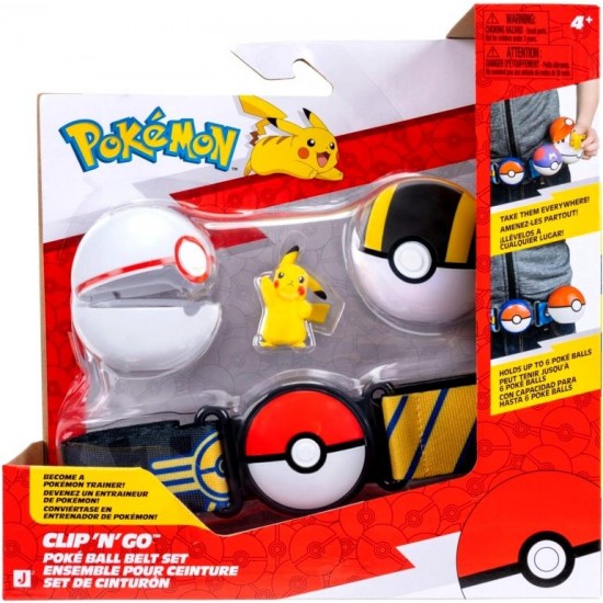 Pokemon (4741) Clip n Go Belt Set (4ct) RRP £19.99