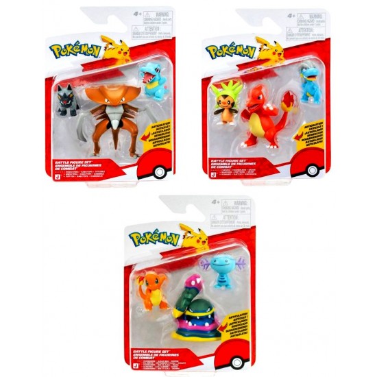 Pokemon (54/55/57) 3-pack Battle Figure Assortment (4ct) RRP £12.99