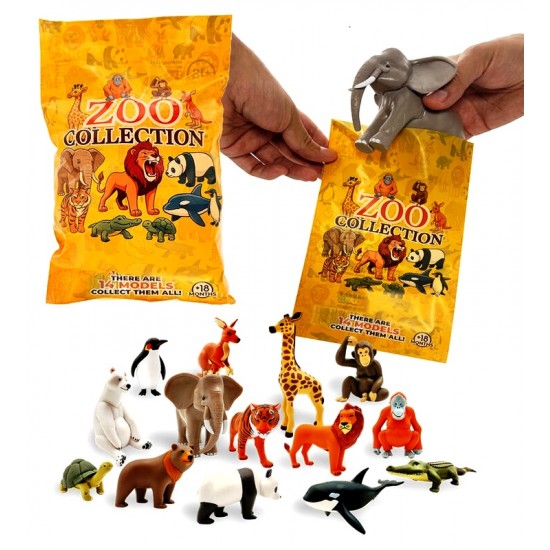 Zoo Animal 3-6" Figure Blind Bags (10ct) RRP £2.99 Zoo Animal 3-6" Figure Blind Bags (10ct) RRP £2.99
