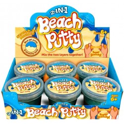 Beach Putty & Moving Sand (6ct) RRP £2.49
