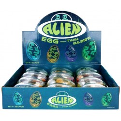 Giant Alien Egg with Twin Babies (12ct) RRP £1.99