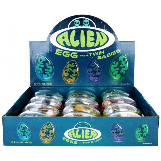 Alien Egg with Twin Babies (12ct) RRP £1.99