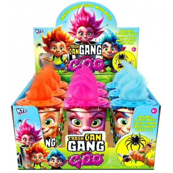 Trash Can Gang Gross Gooey Putty (9ct) RRP £2.99 Trash Can Gang Gross Gooey Putty (9ct) RRP £2.99