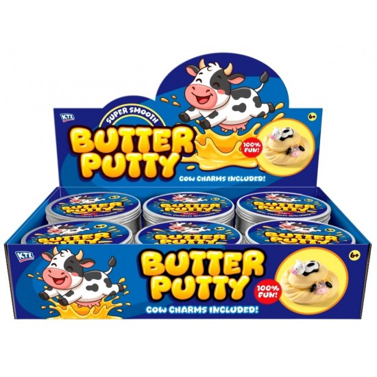 Butter Putty with Cow Charms in Tin Pot (12ct) RRP £3.99