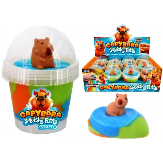 Capybara Putty with Figure in Pot (12ct) RRP £2.99