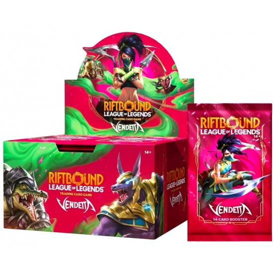 Riftbound: Vendetta Booster CDU (24ct) RRP £4.99 - RELEASE DATE: JULY 31, 2026 (SOLD OUT TO PRE-ORDER)
