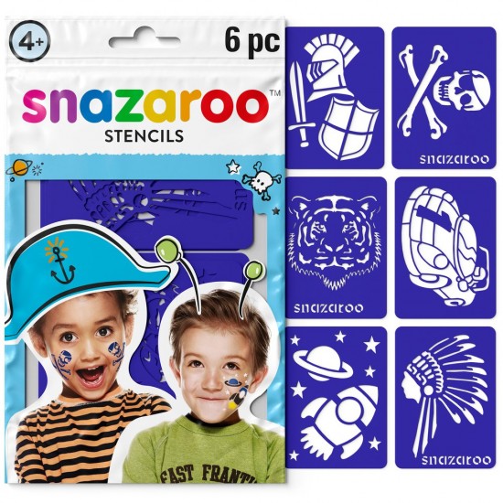 Stencils - Boys Adventure RRP £5.35 Stencils - Boys Adventure RRP £5.35