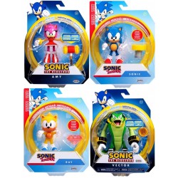 Sonic the Hedgehog 4" Articulated Figures with Accessory (6ct) RRP £10.99