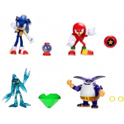 Sonic the Hedgehog 4" Articulated Figures with Accessory (6ct) RRP £10.99