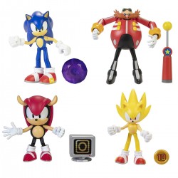 Sonic the Hedgehog (Wave 3) 4-inch Figure Assortment (6ct) RRP £10.99