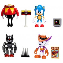 Sonic the Hedgehog 4" Figures with Accessory - Wave 19 (6ct) RRP £10.99