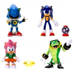 Sonic the Hedgehog (423064) 4" Figures with Accessory - Wave 18 (6ct) RRP £10.99 Sonic the Hedgehog (423064) 4" Figures with Accessory - Wave 18 (6ct) RRP £10.99