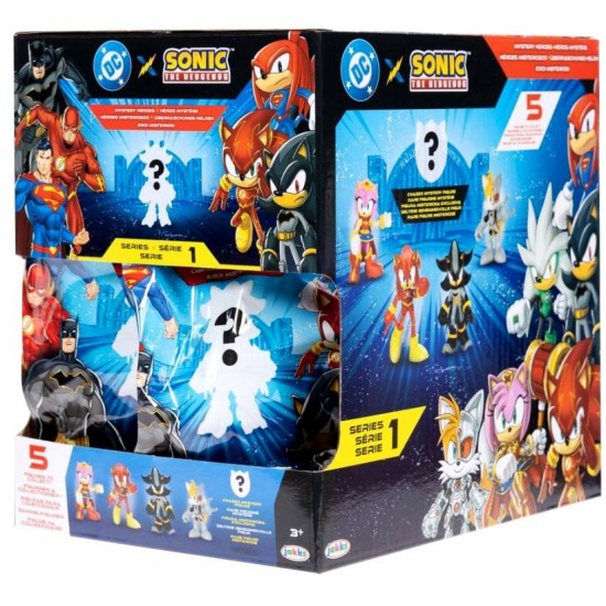 Sonic x DC Mini Figure Blind Bags in CDU (12ct) RRP £5.99