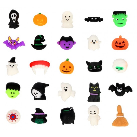Halloween Squishies 25-piece in Bucket (6ct) RRP £8.99