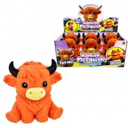 Highland Cow Hamish McSquish Giant 14cm Squishy (6ct) RRP £5.99 - MAXIMUM ONE CDU PER CUSTOMER