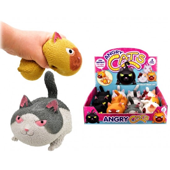 Cat Angry Squishies in CDU (12ct) RRP £3.99