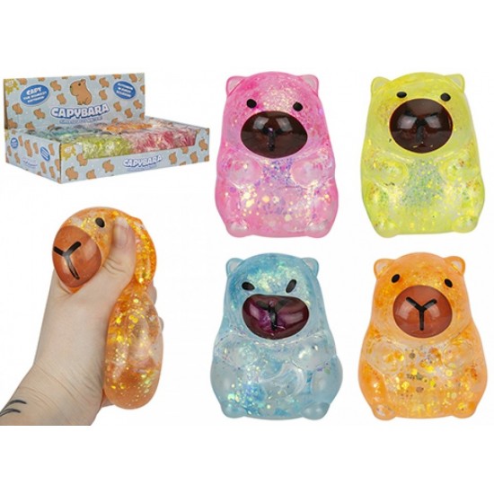 Capybara Maltose Glitter Squishy (12ct) RRP £1.99