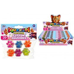 Cat Paw 6-pack Mini Glitter Squishy (24ct) RRP £1.99 Cat Paw 6-pack Mini Glitter Squishy (24ct) RRP £1.99