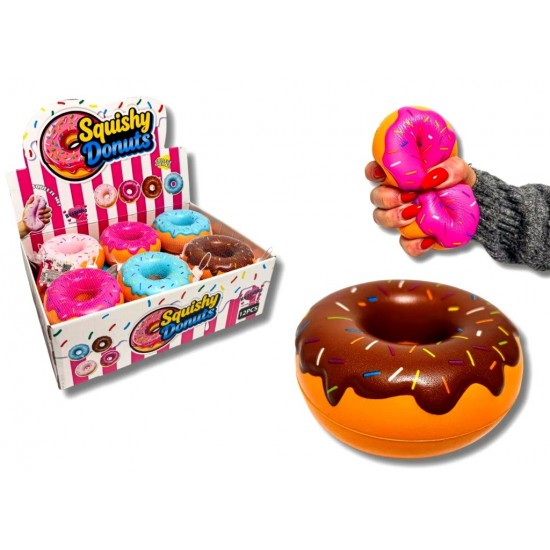 Doughnut 11cm Squishy in CDU (12ct) RRP £2.49
